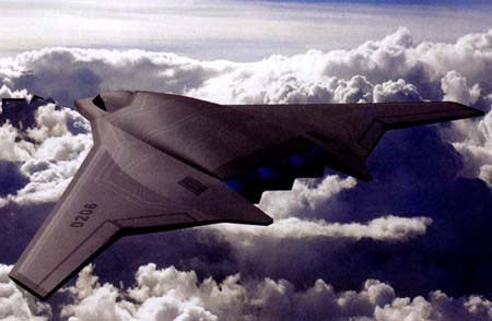 中国空军天火隐身战略轰炸机方案设想