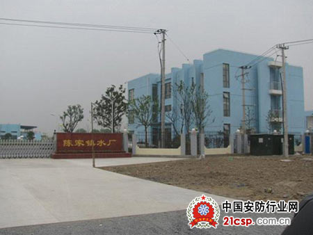 上海菱博液晶拼接大屏幕应用于崇明陈家镇水厂